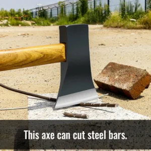 Ciaogh Carbon Steel Outdoor Hammer Axe with Wooden Handle Comfortable Grip for Chopping Firewood and Camping product view 3