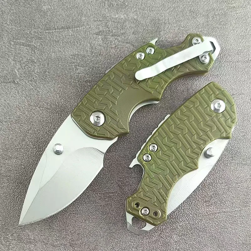 Bottle Opener Plastic Handle Pocket Knife 3CR13 Blade Camping Folding Knife Outdoor Hiking Satin Polished CNC Blade Light Weight product view 2