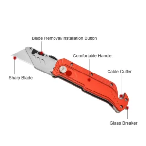 SK5 Pocket Knife Folding Scalpel Knife EDC Utility Slim Razor Knife 5 Pieces Reemplazarable Edge Hojas Box Cutter Wallpaper Knife - product view 2