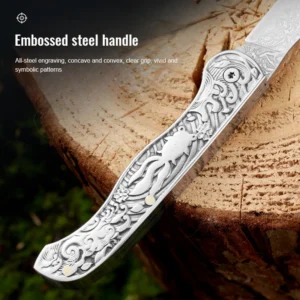 Hot Selling Damascus Folding Knife Pocket Outdoor Camping Survival Knives Hunting EDC Tools with Stainless Steel Handle