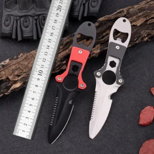 New Multi Functional Fixed Knife Outdoor Hunting Knives Camping Survival Knife