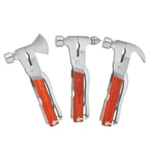 13 in 1 Multiple Styles to Choose Multifunctional Camping Outdoor Color Wood Handle Combination Claw Multitool Hammer - product view 2