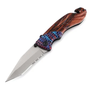 Color CAMO Handle China Custom Hunting Folding Pocket Camping Stainless Steel Survival Knifes - product view 1