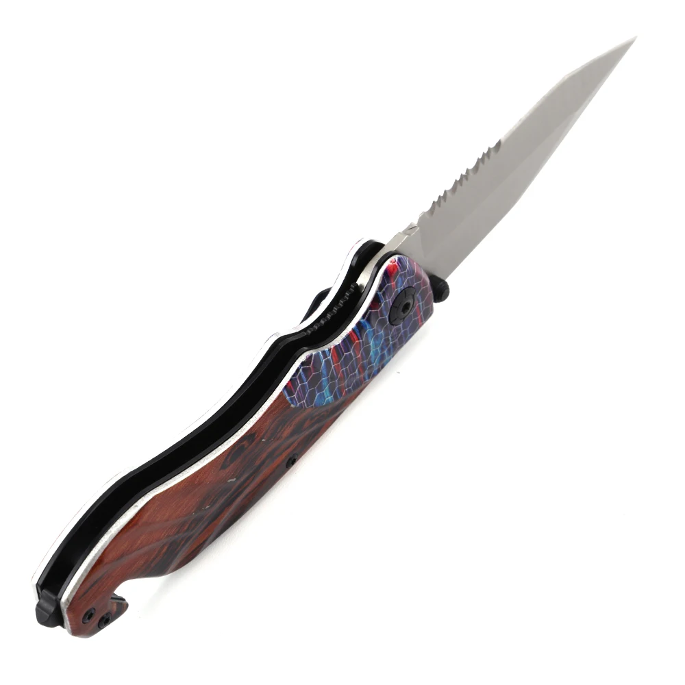 Color CAMO Handle China Custom Hunting Folding Pocket Camping Stainless Steel Survival Knifes - product view 3