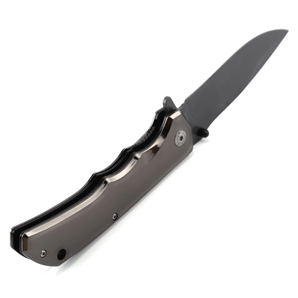 Taobao Official Stainless Steel Pocket Folding Camping Titanium Knife with Mirror Handle product view 4