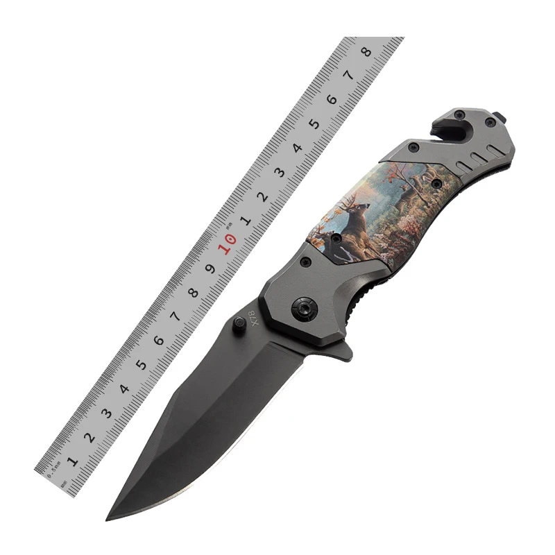 Custom Handle Wholesale Camping Outdoor Pocket Knife Folding product view 1