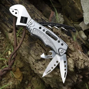 Aluminum Handle Adjustable Wrench Multitool - MT093 - product view 4