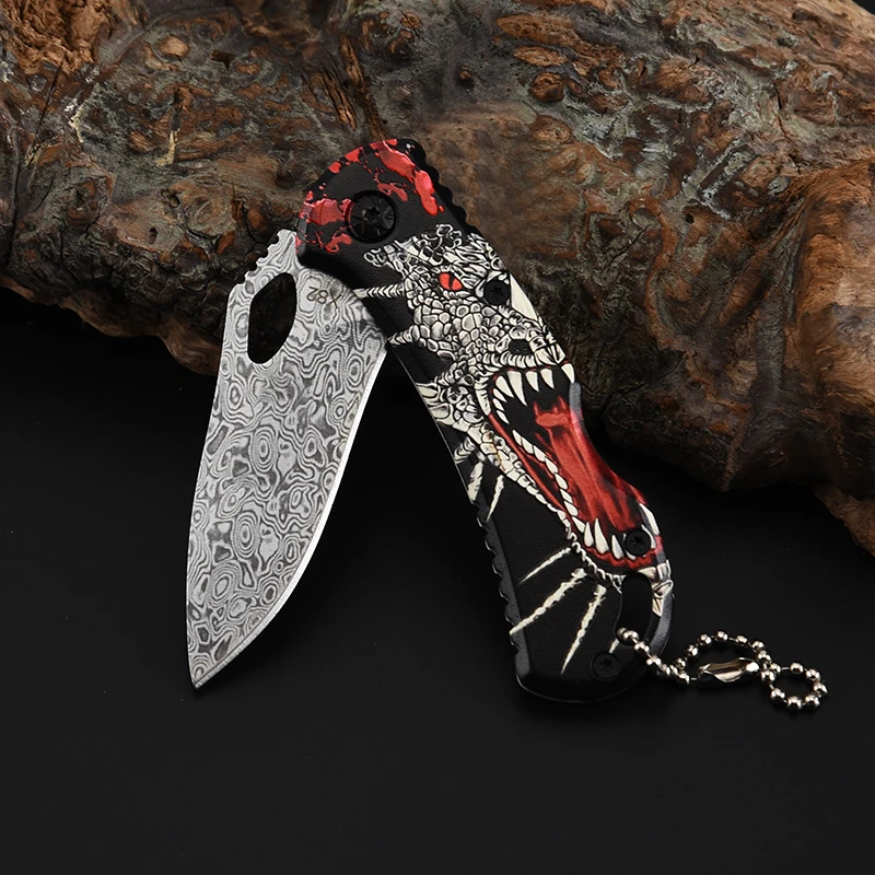 New Arrival Fo Simple Elegant Folding Small Camping Pocket Paring Edc Mini Key Chain Keychain Knife - product view 4
