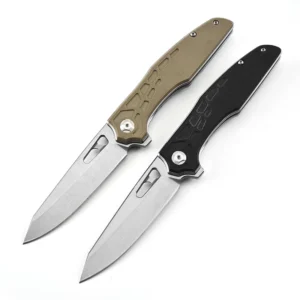 D2 G10 Handle Folding Pocket Knife - HY010