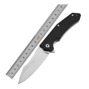 Cool Black Design G10 Handle Custom logo Pocket Folding Knife product view 1