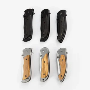 Hot Wholesale Price Camping Survival Wooden Handle Stainless Steel Edge Outdoor Folding Pocket Hunting Camping Custom Knife - product view 3