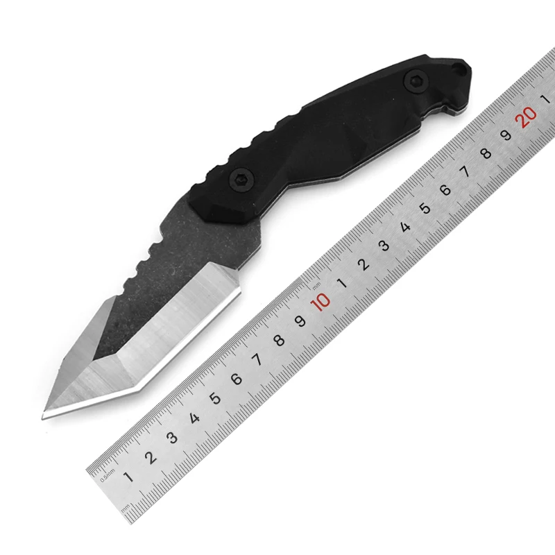 Trending Products New Arrivals Black G10 Handle Camping EDC Knife Fixed Blade product view 3