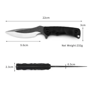 Wholesale 4CR13MOV Folding & Fixed Knife Stone Wash Blade for Outdoor Camping Defender Knife product view 2