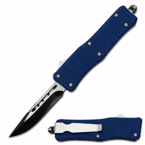 Deep Navy Diamond OTF Knife