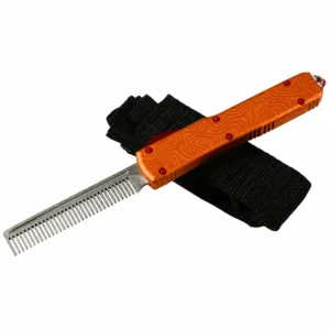 Burnt Orange Topographic OTF Comb Tool
