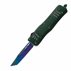 Forest Green Micro-Chevron OTF Knife
