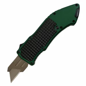 Forest Green Micro-Stripe Utility OTF Knife
