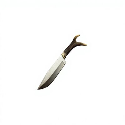 Antler Handle Stainless steel Fixed Blade Hunting Knife — TK-FB-0083