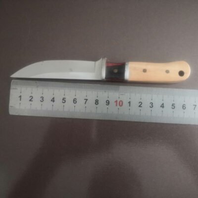 Couteau de chasse à lame fixe et manche en bois — TK-FB-0098