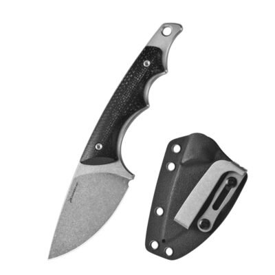 Coltello da caccia a lama fissa 14C28N con manico in micarta — TK-FB-0105