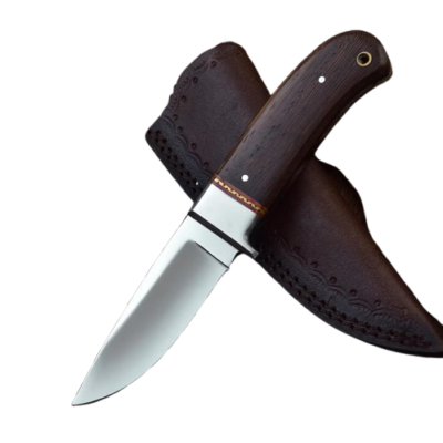 Wood Handle Fixed Blade Bushcraft Knife — TK-FB-0162