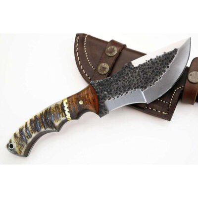 Damascus steel Fixed Blade Hunting Knife — TK-FB-0276