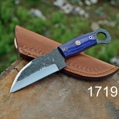 Wood Handle Carbon steel Fixed Lama Hunting Knife — TK-FB-0378