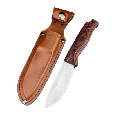 Wood Handle 9Cr13Mov Fixed Lama Hunting Knife — TK-FB-0460