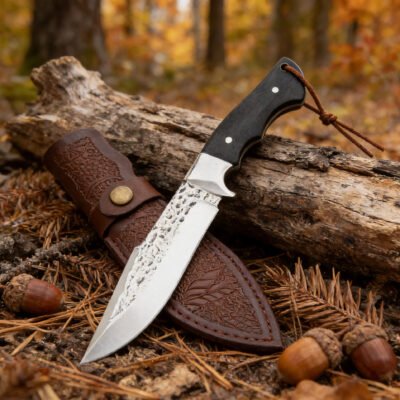 Pakkawood Handle Fixed Lama Hunting Knife — TK-FB-0462