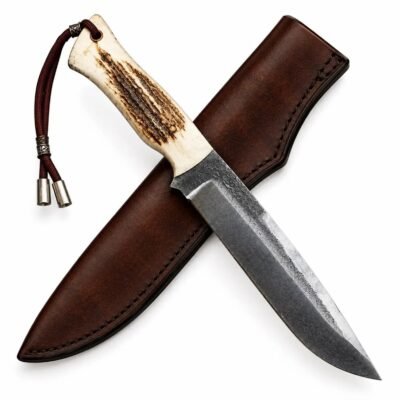 Cuchillo de caza de hoja fija de acero al carbono — TK-FB-0475
