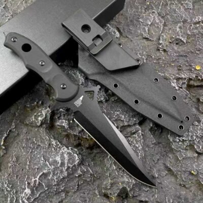 G10 Handle 9CR15MOV Fixed Blade Hunting Knife — TK-FB-0479
