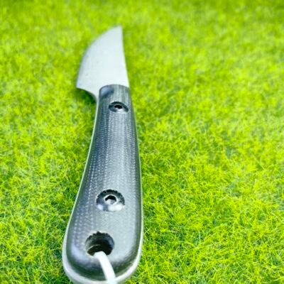 Coltello da caccia a lama fissa in acciaio damasco con manico in G10 — TK-FB-0501