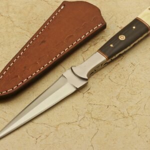 Wood Handle Stainless steel Fixed Lama Hunting Knife — TK-FB-0543