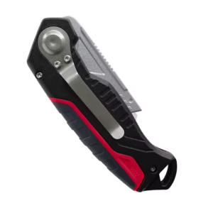 Folding Utility Knife with Hinged Blade Storage