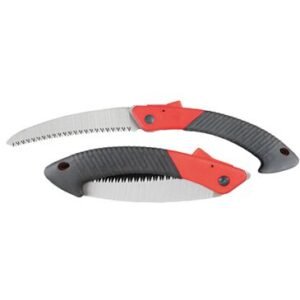 Ribbed-Grip Folding Pruning Saw