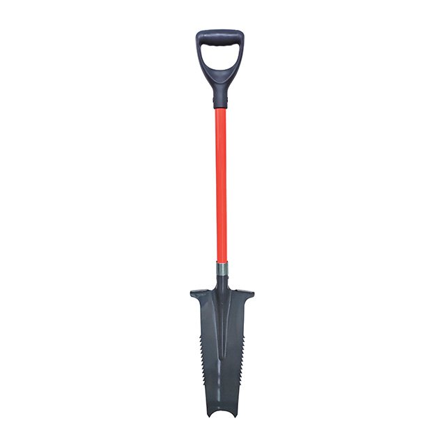 U-Notched Root Spade with Lower-Side Saw Teeth