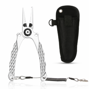 Machined-Handle Split-Ring Fishing Pliers shown with its actual working structure