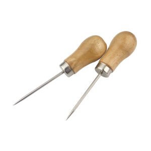 Wood-Handle Leather Scratch Awl