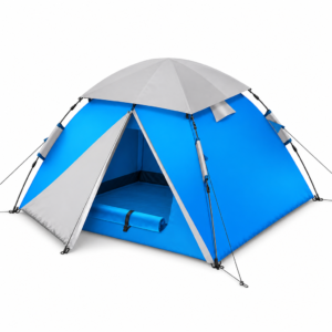 Pop-up gezinstent van polyester voor de camping