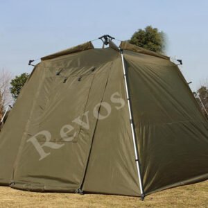 Karperbivvy met aluminium stokken